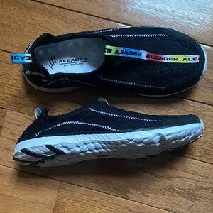 Aleader Black Slip-On Water Shoes